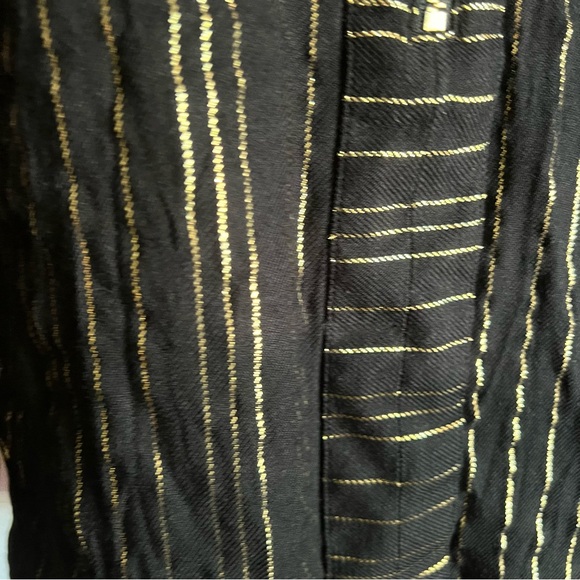 Express Black and Gold Women's Top - Picture 3 of 13